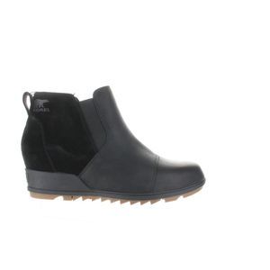 SOREL Womens Evie Black Chelsea Boots Size 12 Medium (B, M)